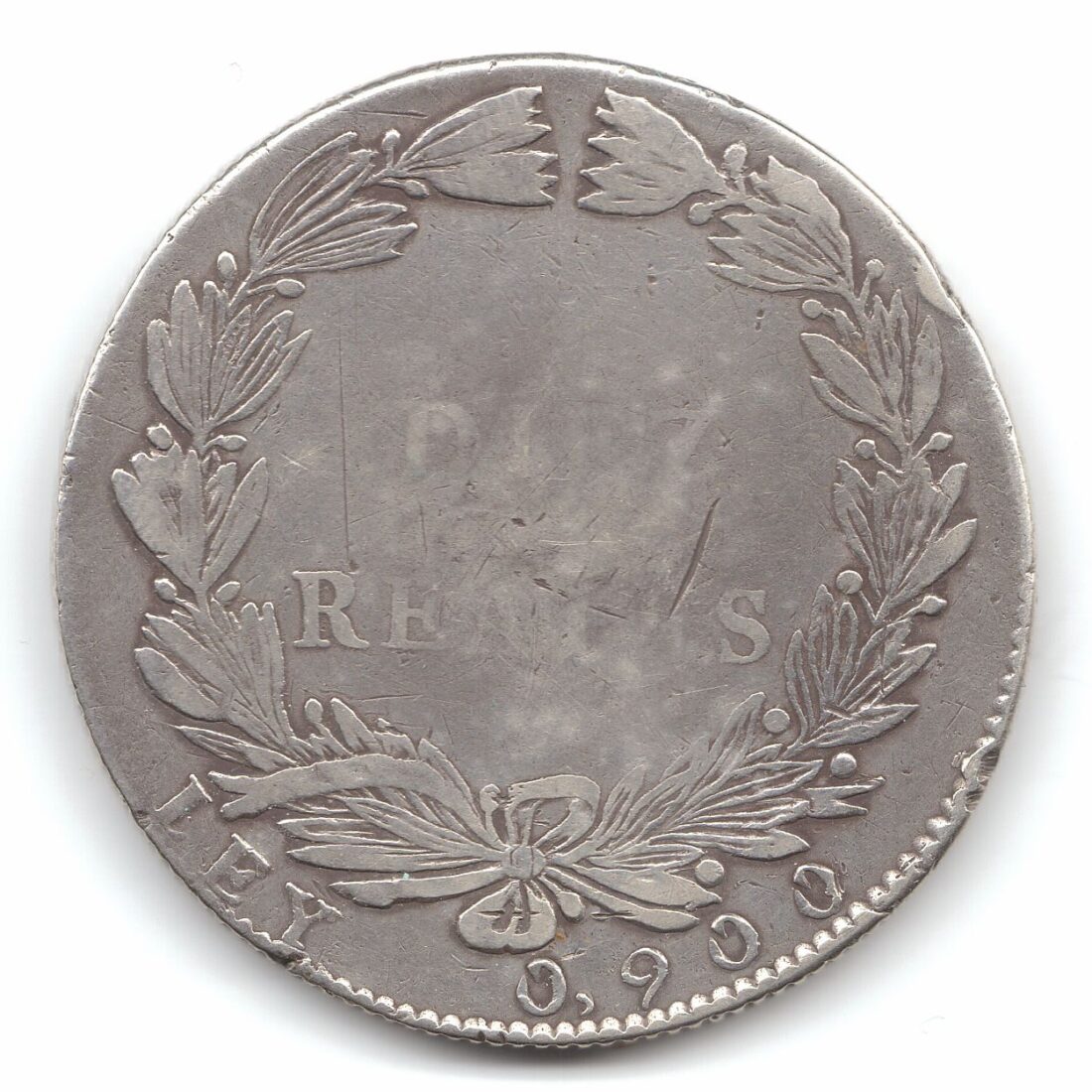 Monenda 10 Reales 1848