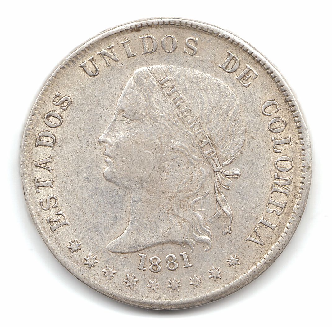Moneda 50 Centavos 1881