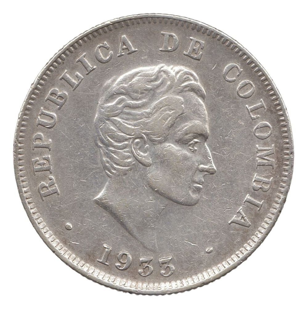 Moneda 50 Centavos 1933