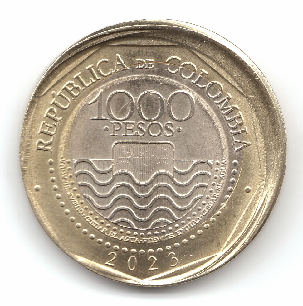 Moneda 1000 Pesos Error 2023