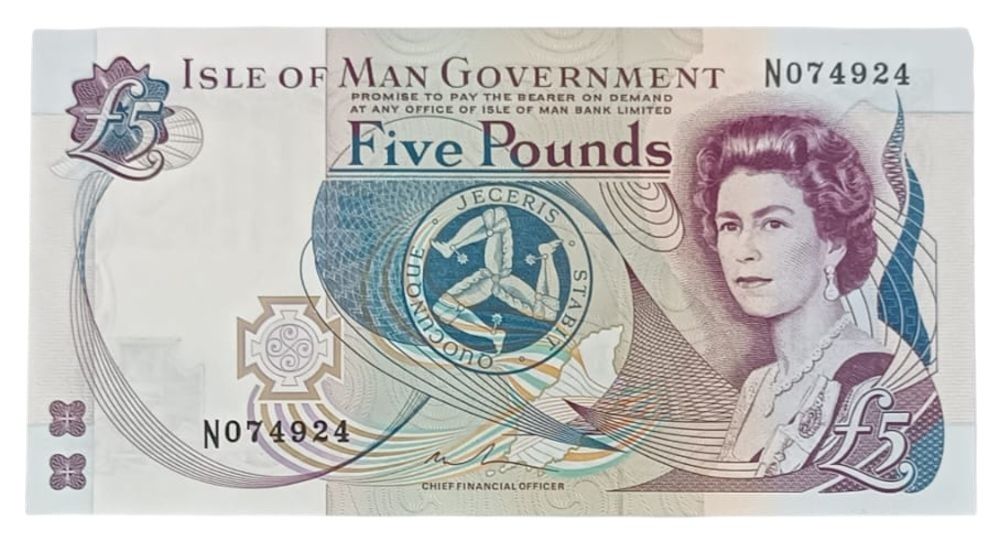 Billete Isle of Man, 5 pounds