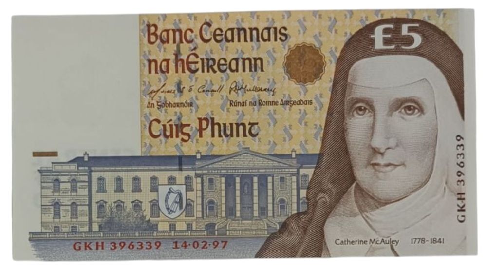 Billete Ireland 5 Pouds